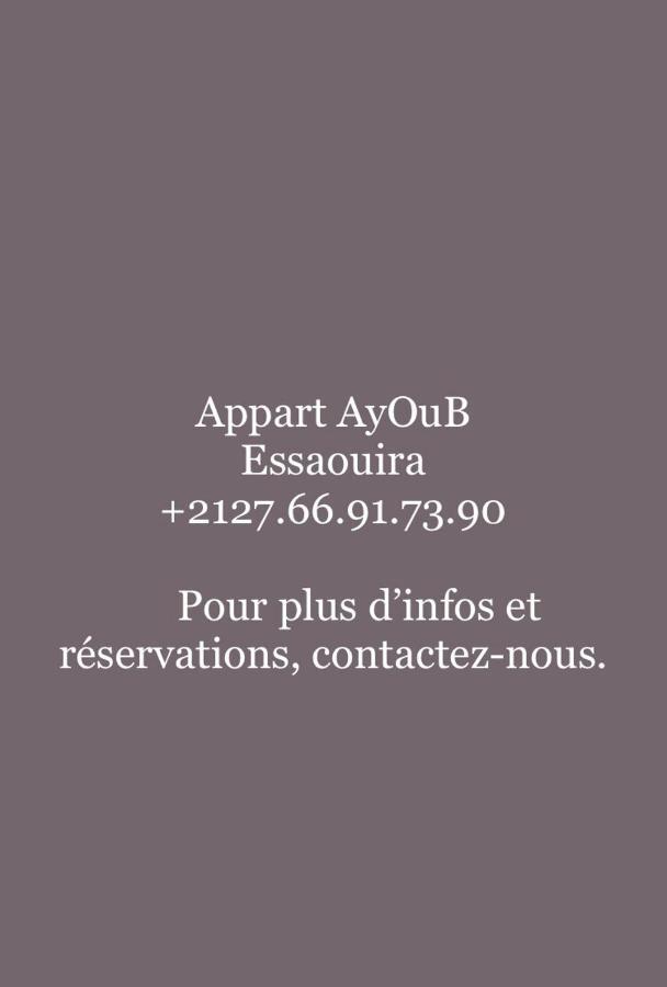 Appart Ayoub Essaouira Bagian luar foto